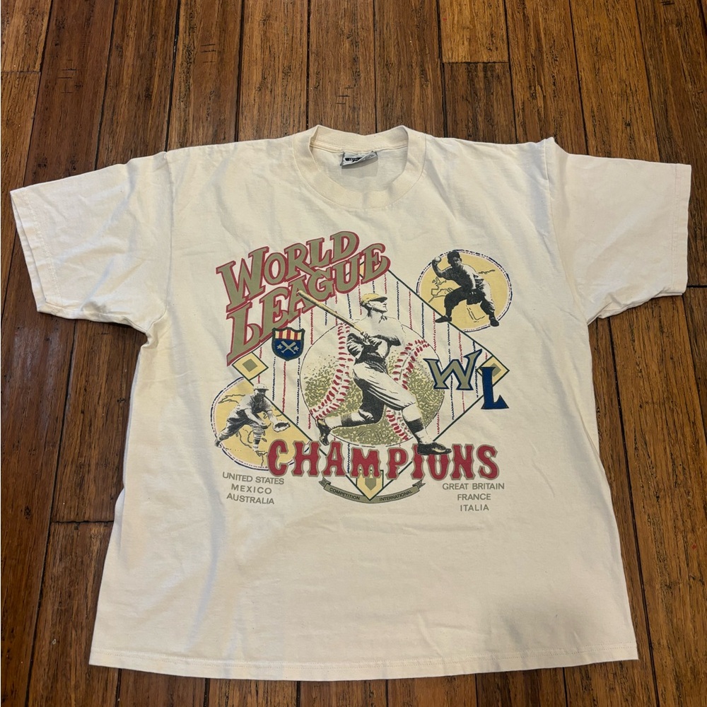 World League Champions Vintage Graphic T-Shirt